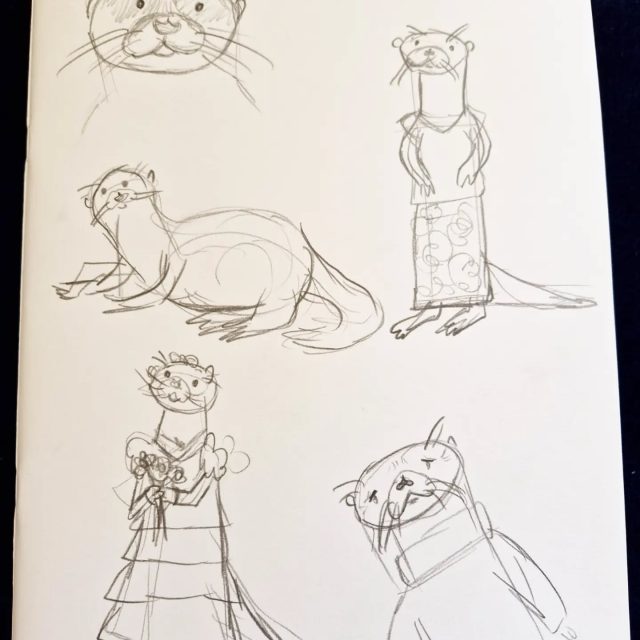 Nice to remind myself that I can still draw! What do you think of these otters?
#art #artwork #illustration #illustrations #otter #wildlife #sketch #doodle